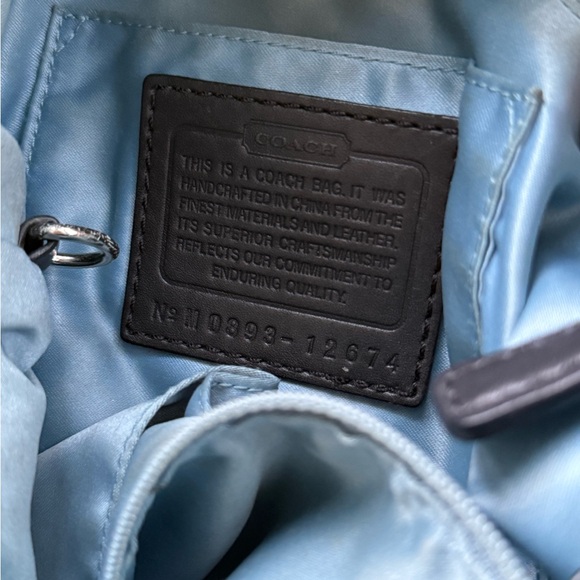 Black Coach Purse - Picture 5 of 7